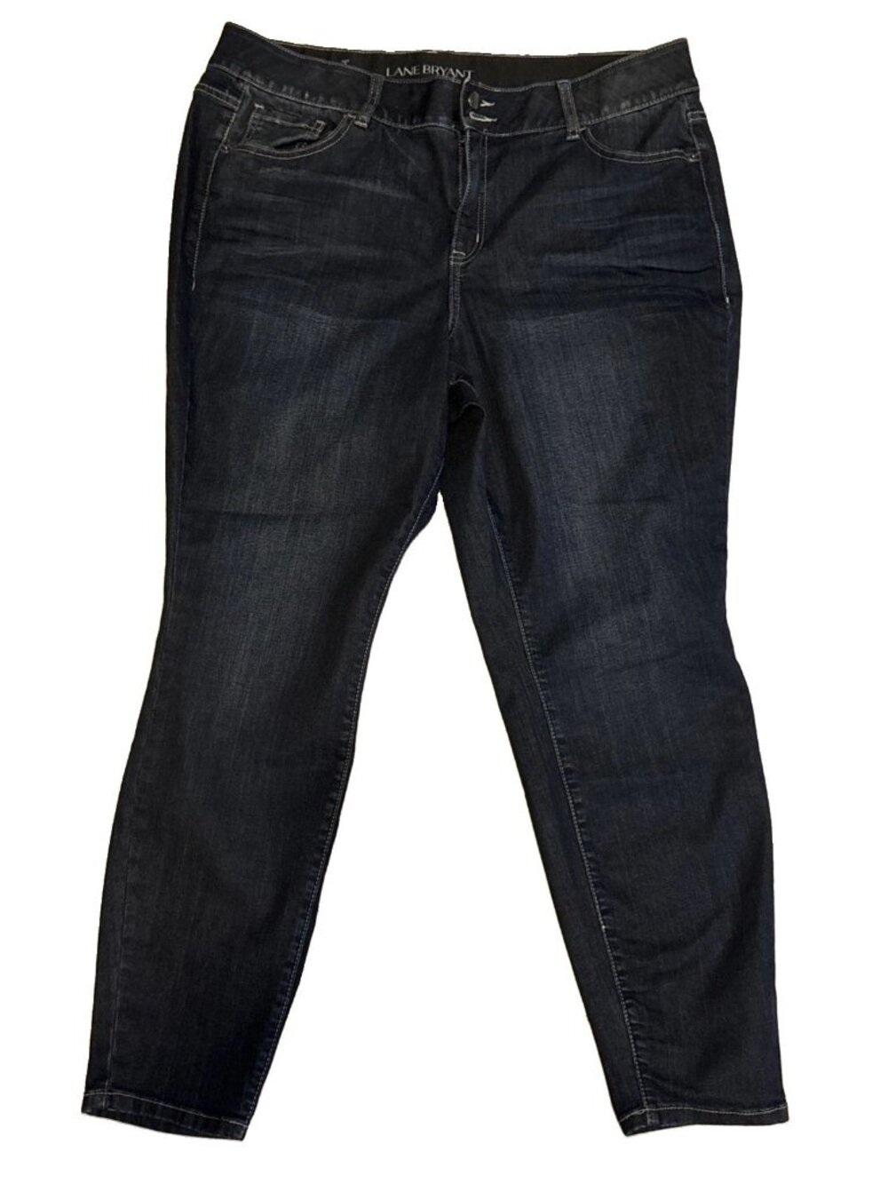 Lane Bryant Jeans Women 20 Blue Skinny Tighter Tummy Technology Denim